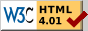 Valid (hiteles) HTML 4.01 Transitional
